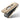 Beige Colored Leather Phone case for Kosher Phone partially open view